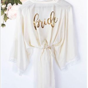 Bride Cotton Robe